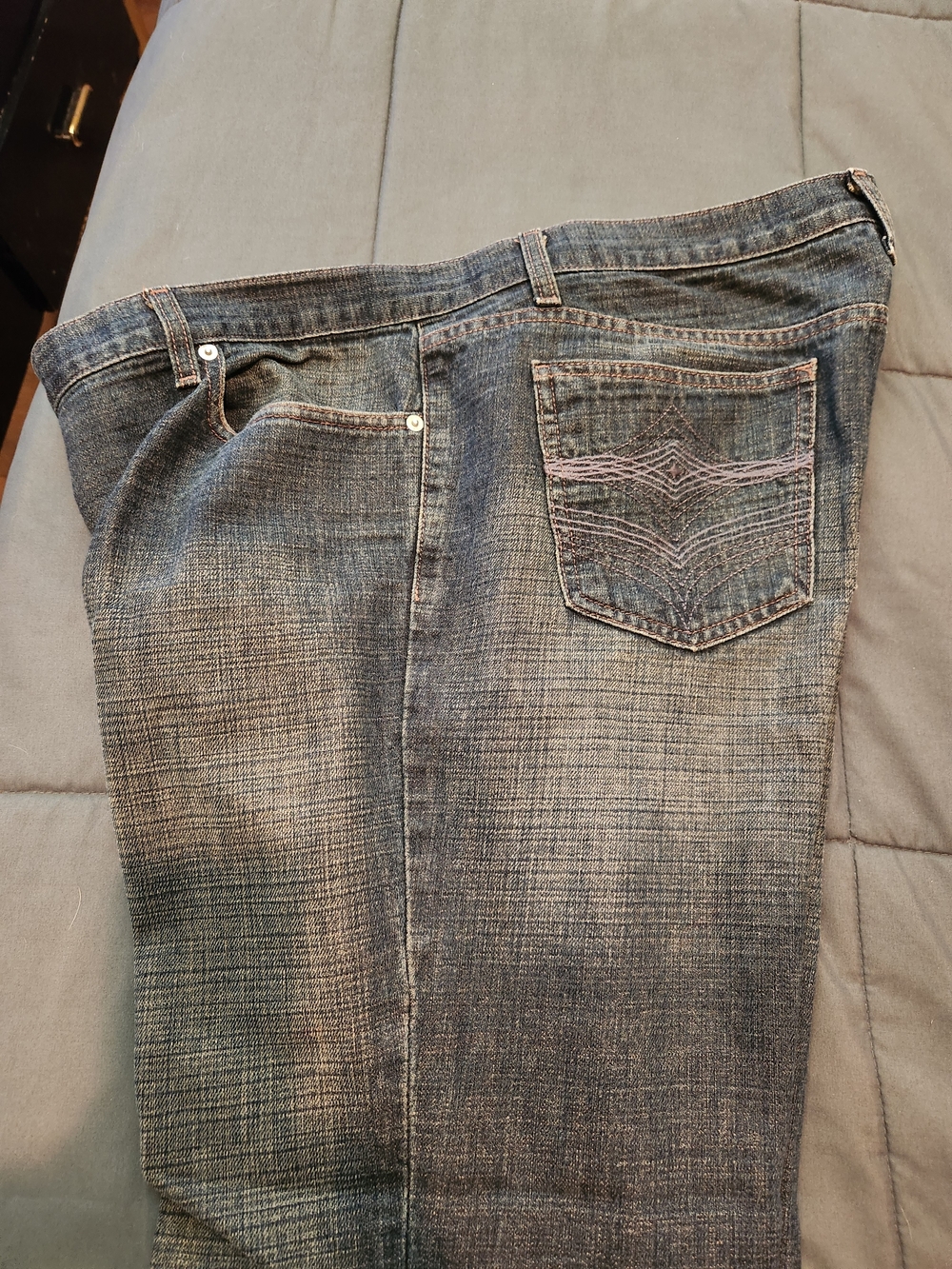 Men's Alfani Classic Dark Wash Blue Jeans - Comfortable Everyday Denim